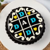 Buy Tic Tac Toe Chocolate Cake For The Sweetest Dad (2 kg)