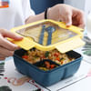 Tiffin Box With Cutlery - 2 Slots - Single Piece Online