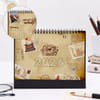 Time To Travel - Personalized 2025 Desk Calendar Online