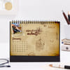Gift Time To Travel - Personalized 2026 Desk Calendar Secret Santa Gift