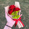 Gift Timeless Crochet Roses Bouquet - Single Piece