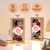 Gift Timeless Glow Personalized LED Photo Frame For Couple