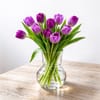 Timeless Purple Tulips Arrangement Online