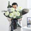 Gift Timeless White Blooms for Father's Day
