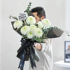Timeless White Blooms for Father's Day