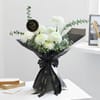 Gift Timeless White Floral Arrangement For Dad