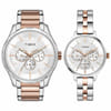 Timex -Silver Dial Coloured Quartz Watch
