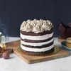 Gift Tiramisu Coffee Cake With Bunch Of yellow Roses