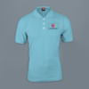 Titlis Polycotton Polo T-shirt for Men (Sky Blue) Online