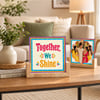 Together We Shine Personalized Double-Sided Frame