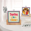 Shop Together We Shine Personalized Double-Sided Frame