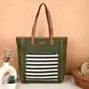 Tote Bag Canvas Green Single Piece Online