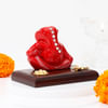 Buy Traditional Crimson Red Ganesha Idol Hamper