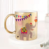 Traditional Festivities Personalized Metallic Mug - Gold Online