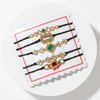 Buy Traditional Kundan Polki Rakhi (Set of 5)