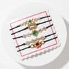 Buy Traditional Kundan Polki Rakhi (Set of 5)