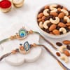 Traditional Peacock Rakhi Set with Dry Fruits Online