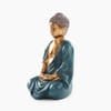 Shop Tranquil Blue And Golden Buddha Figurine