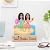 Travel Buddies Personalized Women's Day Caricature Online