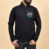Travel Lover Zipper Jacket For Men - Black Online