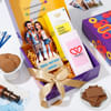 Travel Partners Forever Personalized Caricature With Goodies Online