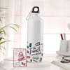 Travel Vibes Personalized Sipper Bottle with Card