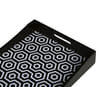 Buy Tray - Black And White - Rectangular