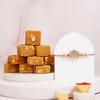 Tree of Life Rakhi Set with Besan Barfi