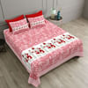 Tribal Themed Burgandy Rosso King Bedsheet Set