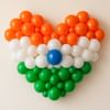 Tricolour Tribute Balloon Wall Decor Online