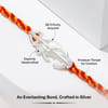 Buy Trishul & Om 925 Sterling Silver Rakhi