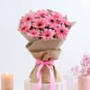 Gift Truffle Delight Cake With Pink Gerberas Bouquet