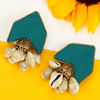 Turqoiuse N Shell Earrings Online