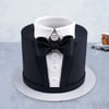 Tuxedo Fondant Cake (1.5 Kg) Online