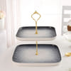 Gift Two-Tiered Ceramic Cupcake Stand