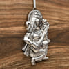 Gift Ucchista Ganapati White Metal Wall Hanging