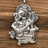Ucchista Ganapati White Metal Wall Hanging Online