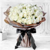 Unforgetabble 100 White Roses Hand Tied Online