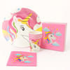 Unicorn Themed Party Tableware Set Plates Cups and Napkins - Set of 40 Online