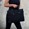 Shop Unisex Black  Laptop Messenger Bag