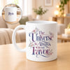 Universe is Always In My Favor Personalized Mug