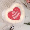 Valentine Fur Led Cushion Online