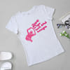 Valentine's Day Cotton Tee for Women - ECRU