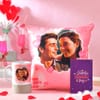 Valentine's Day Personalized Picture Cushion And Mug