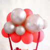 Buy Valentine's Day Roses, Teddy, And Balloons Arrangement