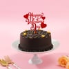 Valentine's Truffle Mini Cake (300 Gm) Online