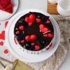 Shop Valentines Chocolate Kiss Red Velvet Cake (750 Gm)