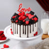 Valentines Chocolate Kiss Red Velvet Cake (750 Gm)