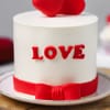 Shop Valentines Heartfelt Red Velvet Cake (300 Gm)