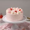 Buy Valentines Pink Romance Strawberry Vanilla Cake (300 Gm)